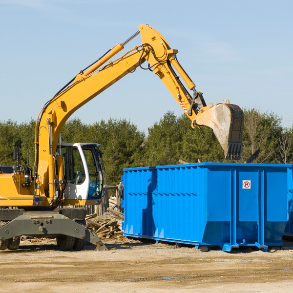 can i choose the location where the residential dumpster will be placed in Rotan Texas